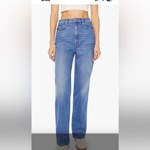 MOTHER high waisted tunnel vision sneak new with tags